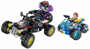 Конструктор - 2 машины, с фигурками и аксессуарами, 191 деталей, собран (Enlighten Brick, BRICK2707 (С))